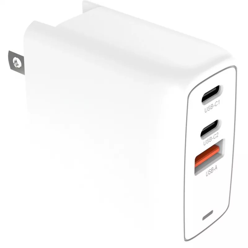 Ładowarka Creative Labs 67W GaN 1x USB-A 2x USB-C PD — 67W sumaryczna moc wyjściowa, technologia GaN