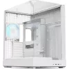 Obudowa APNX Tower V2 — biała, panele ze szkła hartowanego x3