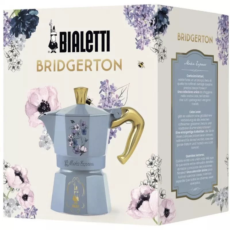 Bialetti Moka Express Bridgerton 3TZ (150 ml) Niebieski