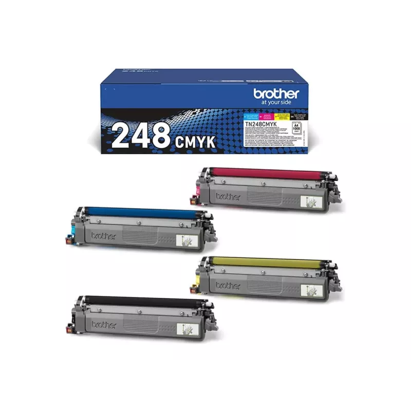 Brother TN-248VAL zestaw tonerów 4 szt. oryginalne czarny, cyjan, magenta, żółty