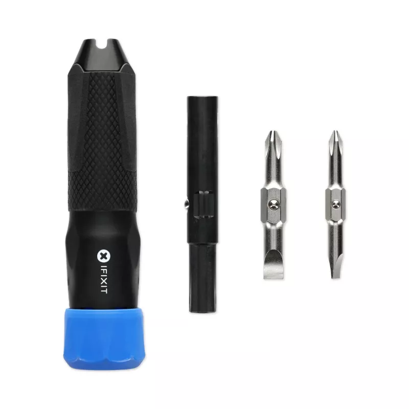 iFixit Narwhal 6-in-1 Schraubenzieher, arretierende Drehkappe - schwarz
