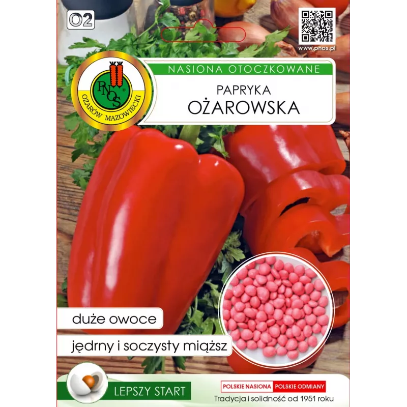 Seed Pellets Seklos LT Ożarowska Papryka 50 nasion (otoczkowane)