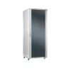 SOMI Networks | Szafka wolnostojąca 27U, 19″ | 27U-60/60NAC | Szary | Maks. obciążenie 800 kg; Zdejmowane i zamykane panele boczne; Szklane drzwi; Wersja do samodzielnego montażu | Głębokość: 60 cm