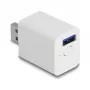 Inteligentna wtyczka DELOCK 11832 — wewnętrzne inteligentne gniazdko Wi‑Fi, 2 A, 2400 MHz, biała