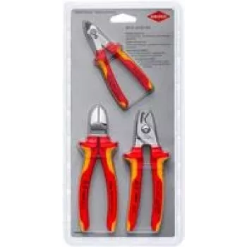 Knipex Super-Knirps® 00 31 30 BK V02 zestaw szczypiec (00 31 30 BK V02)