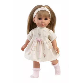 Lalka Llorens Elena 35 cm — realistyczne cechy, miękkie ciało