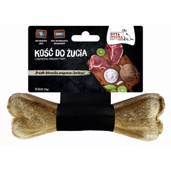 Gryzak / naturalny przysmak SYTA MICHA Kiwi z kokosem 13,5 cm dla psów, smak jagnięciny, 70 g