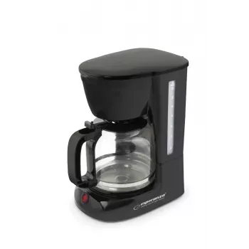 Ekspres przelewowy ESPERANZA EKC005 — zbiornik na wodę 1,8 l, czarny, 950 W