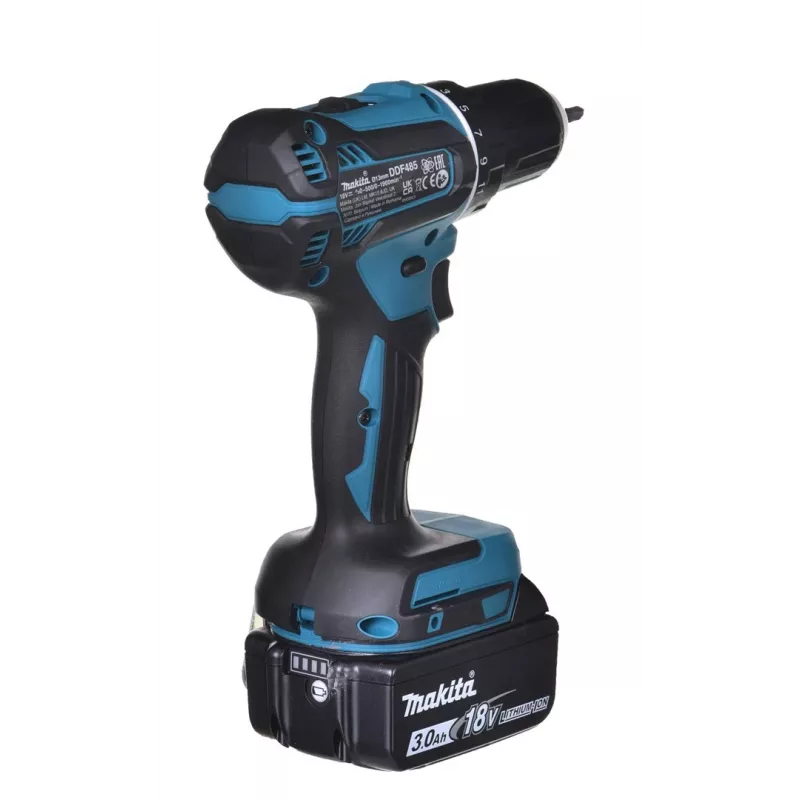 MAKITA DDF485RF3J Wiertarka akumulatorowa 3x 18V 3Ah