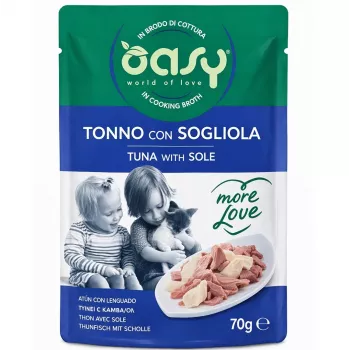 Oasy More Love Saszetka z Tuńczykiem i Solą 70g