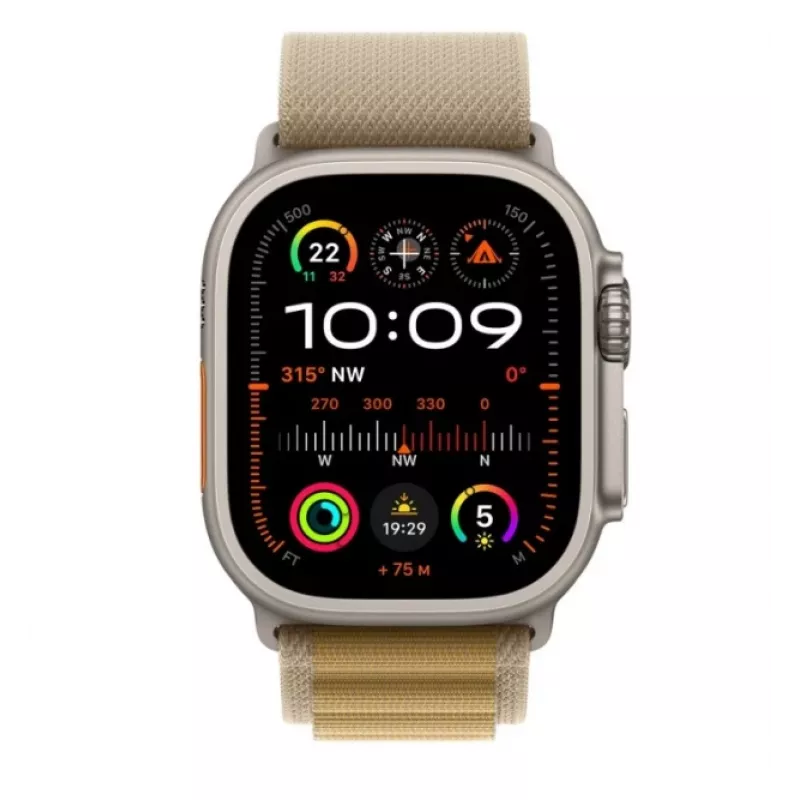 Smartwatch Apple MX4H3UL/A 49mm GPS Always‑On Retina display Natural Titanium