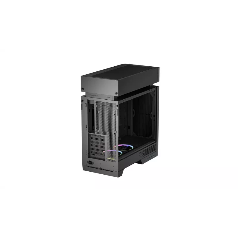 Obudowa PC DeepCool CL660 Czarna — ATX/Micro-ATX/Mini-ITX, Szkło hartowane, 2x3.5 cala + 1x2.5 cala, Przód 140 mm, Góra/Tył 120-140 mm