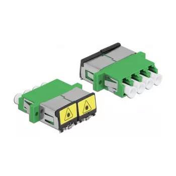 Łącznik światłowodowy DeLOCK 86902 LC Quad żeński na LC Quad żeński jednomodowy zielony
