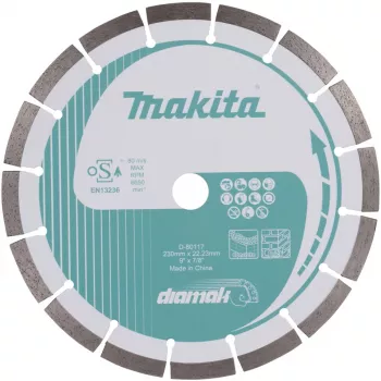Tarcza diamentowa Makita D-80117 do cięcia, 230x22,23 mm