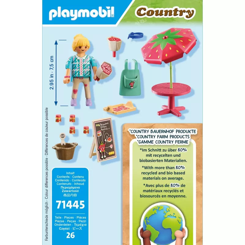 Playmobil Country Domowy Stragan z Dżemem Truskawkowym