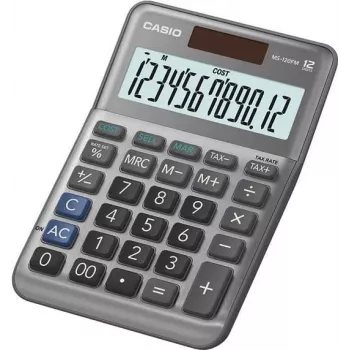 Kalkulator biurkowy Casio MS-120FM Basic Czarny 12 cyfr podatek zysk