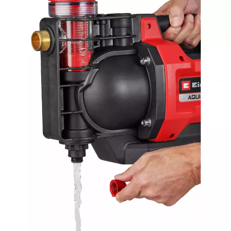 Pompa ogrodowa EINHELL AQUINNA 18/30 F LED AUTOMATIC — bezprzewodowa 3000 l/h, wysokość podnoszenia 28 m