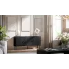Cama 3D komoda PALAZZO BIS 151x40x75 matowy czarny