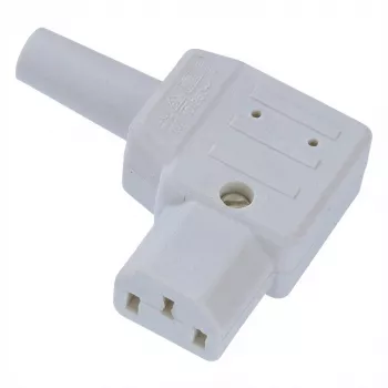 Wtyczka zasilająca C13 Bachmann 915.970 Szary