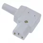 Wtyczka zasilająca C13 Bachmann 915.970 Szary