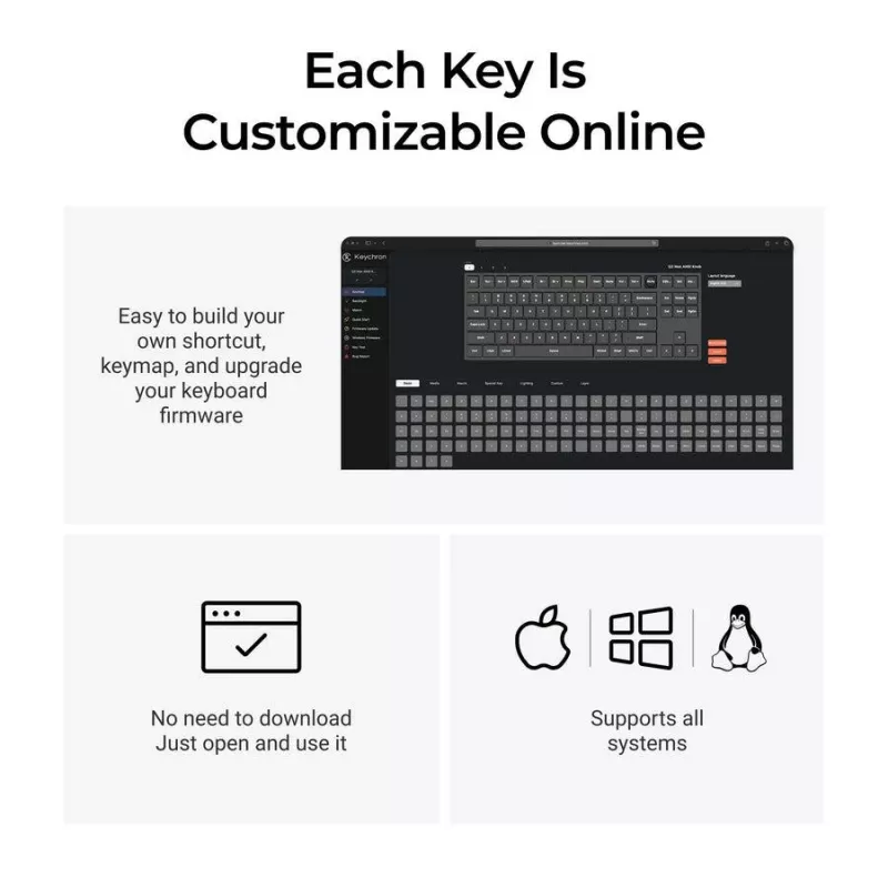 Klawiatura Wrl Q3 Max RGB/CARBON Czarny Q3M-M4 Keychron