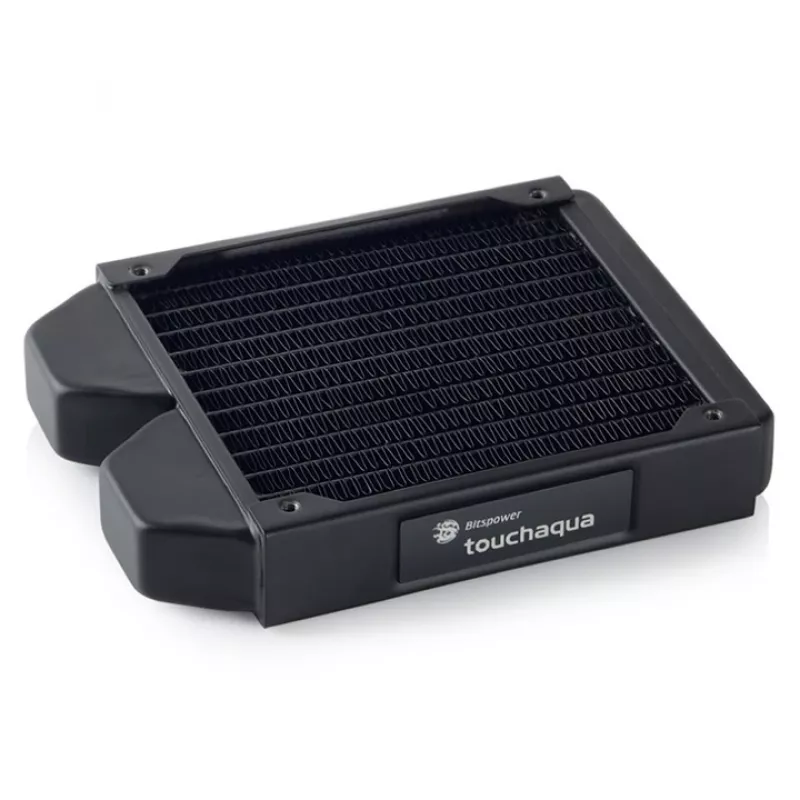Radiator 120 mm BitsPower Tarasque BPTA-NLSS120-F2PB — pojedynczy radiator cienki na wentylator 120 mm