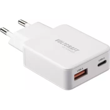 Voltcraft UC-1C1A45W01 ładowarka USB USB-C USB-A szybkie ładowanie PD 3.0 biała (VC-17009805)