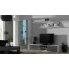Cama stojak TV SOHO 180 biały/szary połysk