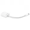 Adapater USB, wtyczka USB-C > gniazdo DisplayPort (Biały, 11 cm)
