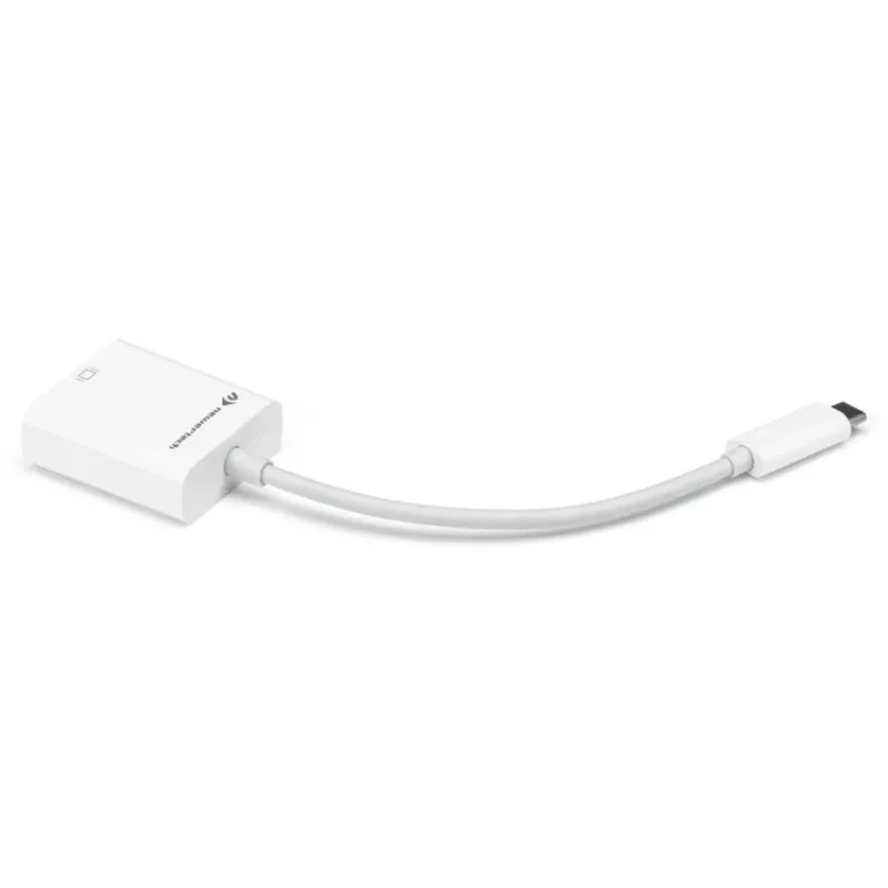 Adapater USB, wtyczka USB-C > gniazdo DisplayPort (Biały, 11 cm)