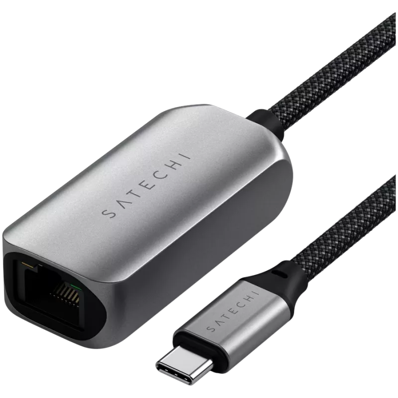 Adapter USB-C Satechi (1x wtyczka USB-C, 1x Gigabit LAN (1/2,5 Gbit/s)) ST-AE25M