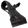 SILVERSTONE 24-pin ATX extension kabel SST-PP06BE-MB35, 350 mm, czarny