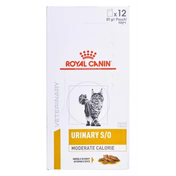 ROYAL CANIN Urinary S/O Moderate Calorie - mokra karma dla kota - 12 x 85g