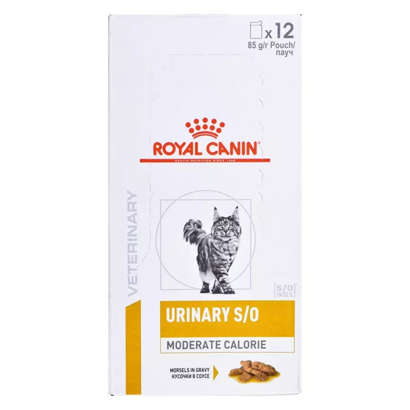 ROYAL CANIN Urinary S/O Moderate Calorie - mokra karma dla kota - 12 x 85g