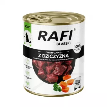 Sucha karma dla psa Dolina Noteci Rafi Classic z dziczyzną 800 g