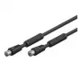 Wentronic 50728 Kabel koncentryczny Czarny