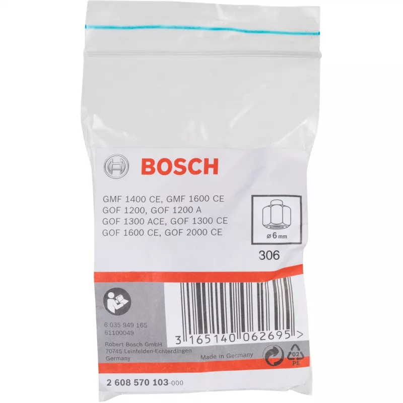 Tulejki zaciskowe Bosch 2608570103 średnica 6 mm