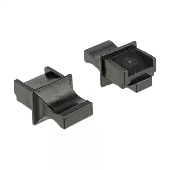 Osłona zabezpieczająca gniazdo RJ-45 DeLOCK 64020 Czarny 10 szt.