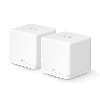 Mesh system MERCUSYS Halo H60X (2-pack) Dual-band Wi‑Fi 6, 1500 Mbps, up to 350 m², 2x LAN, internal antennas, biały