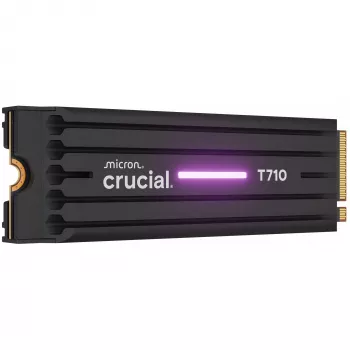 SSD CRUCIAL T710 4 TB M.2 PCIe 5.0 NVMe — 4000 GB, Odczyt 14500 MB/s, Zapis 13800 MB/s