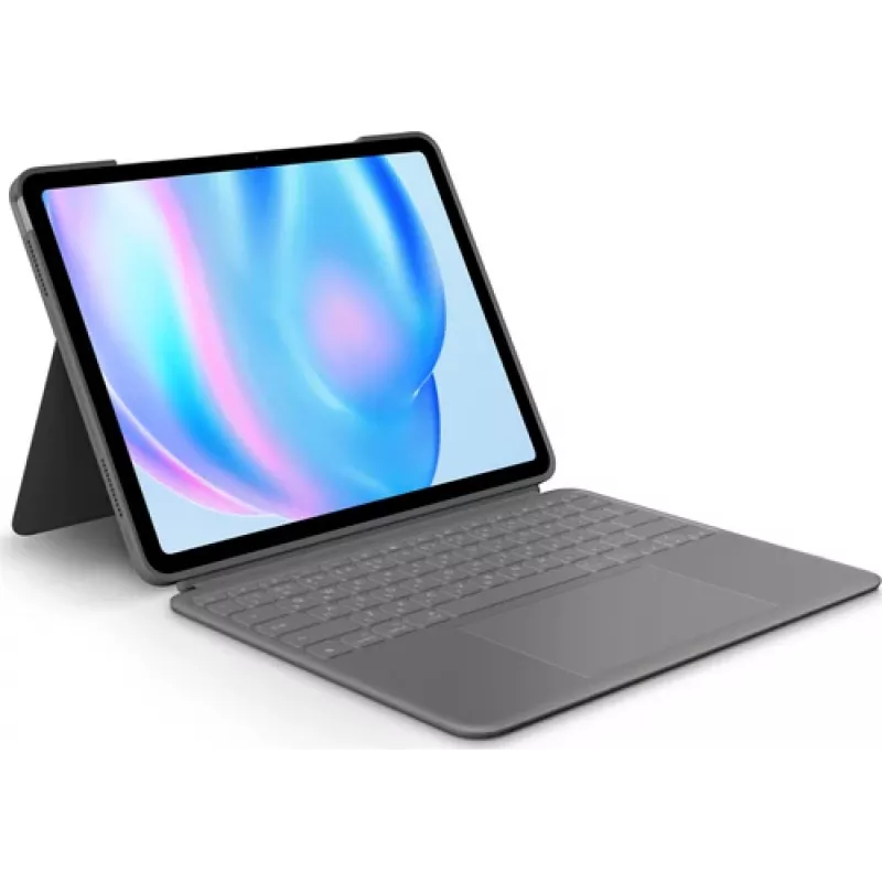 Logitech Combo Touch - Klawiatura i etui folio - z gładzikiem - podświetlana - Apple Smart Connector - Q