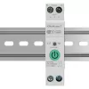 Przekaźnik WiFi na szynę DIN QOLTEC 50881 — przekaźnik przełączający zasilanie sieciowe 63A do instalacji elektrycznych
