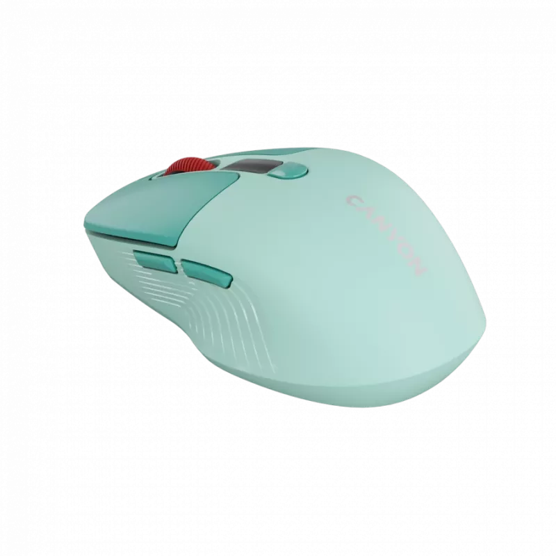 Canyon MW-26 - Bezprzewodowa mysz optyczna 2 w 1 Bluetooth / 2,4 GHz - cicha - zielona