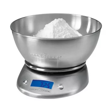 Waga kuchenna ProfiCook KW1040 Czarna, stal nierdzewna Elektroniczna waga kuchenna