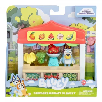 Zestaw figurek zabawkowych TMTOYS Mini Bluey Sklep spożywczy BLU17555 – zestaw miniaturowych figurek do zabawy