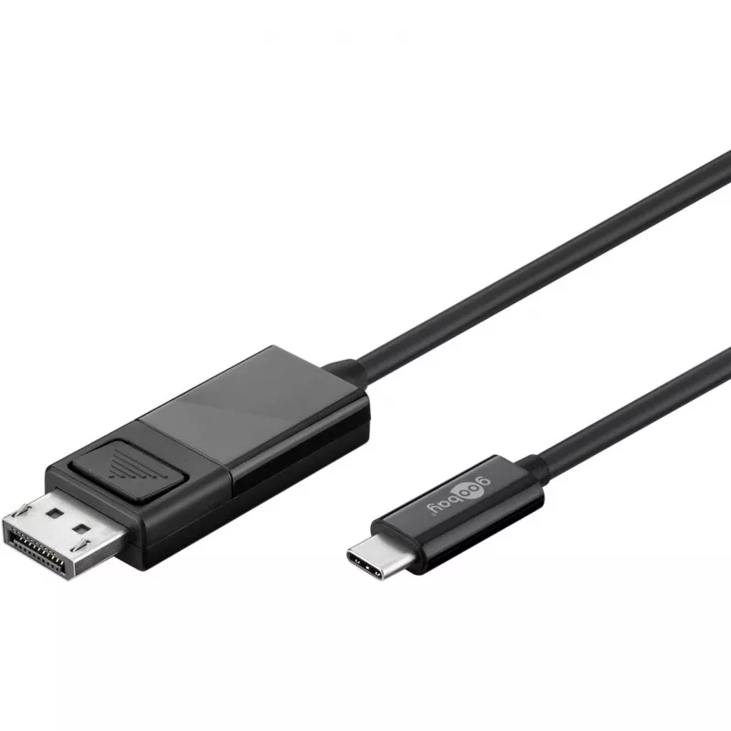 Goobay USB-C na DisplayPort. M/M. Czarny