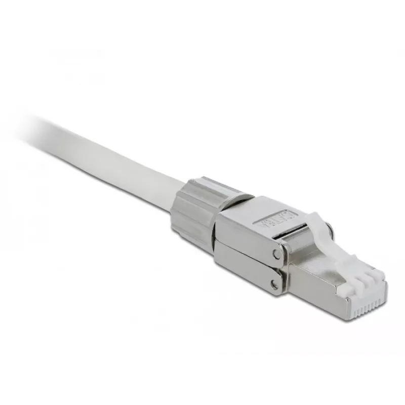 Złącze przewodowe DeLOCK 86477 RJ-45 Szare