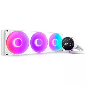 Kraken Elite 420 RGB 420 mm, chłodzenie cieczą, białe