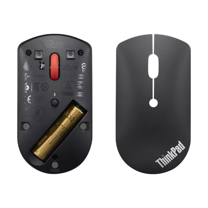 Mysz Lenovo 4Y50X88823 biurowa symetryczna Bluetooth optyczna 2400 DPI