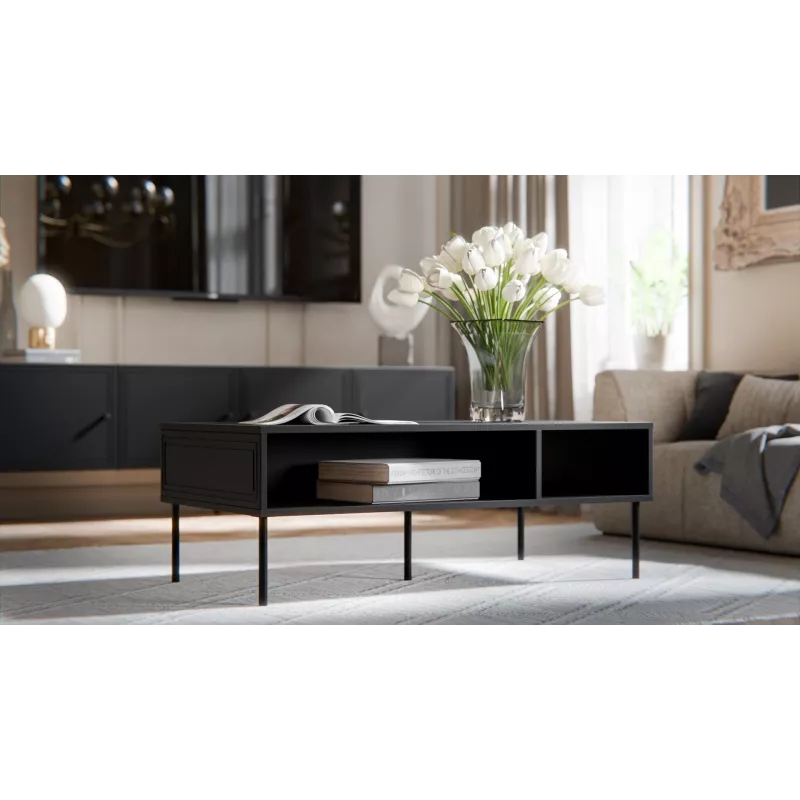 Cama PALAZZO BIS table/latrine 110x60x40 matowy czarny